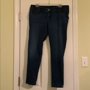 Maternity side panel skinny jeans